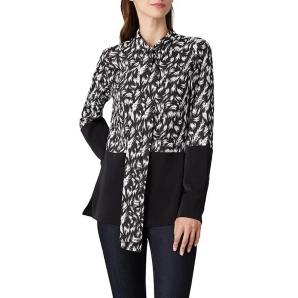 Derek Lam patterned blouse 13785 - Picture 1 of 12